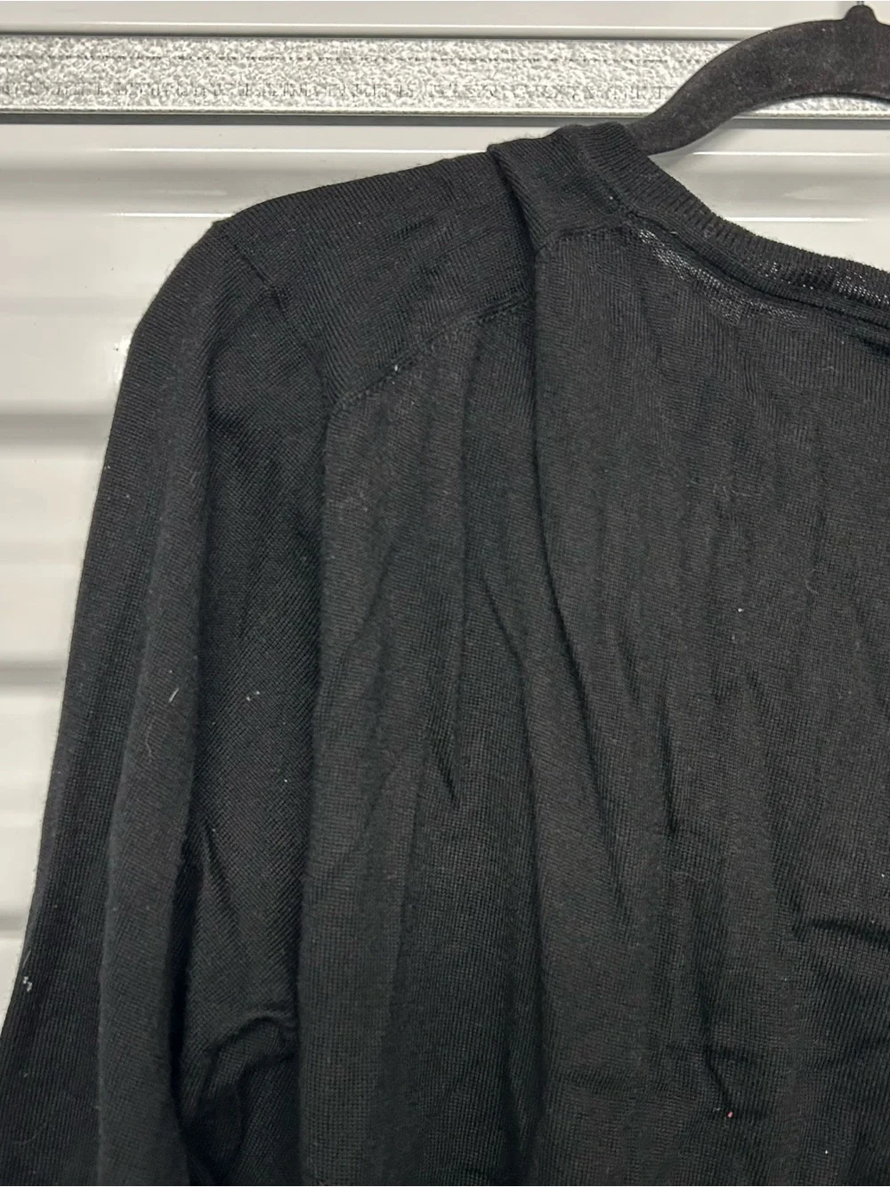Polo by Ralph Lauren Black V-Neck Pullover Sweater